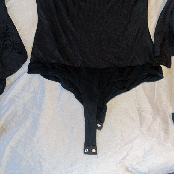 Long sleeve black dress shirt - Picture 4 of 6